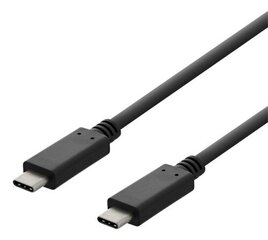 Deltaco USBC-2003 USB-C-kaapeli 3 m hinta ja tiedot | Puhelinkaapelit | hobbyhall.fi