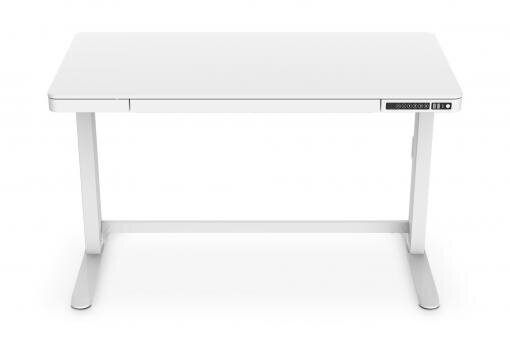 Digitus DA-90406, valkoisen värinen sähköisesti säädettävissä oleva työpöytä hinta ja tiedot | Tietokonepöydät ja työpöydät | hobbyhall.fi
