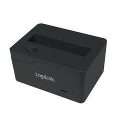 Logilink QP0025 Quickport USB 3.0 to SATA 2,5" HDD/SSD, musta hinta ja tiedot | Logilink Tietokoneiden lisävarusteet | hobbyhall.fi