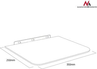 Maclean DVD-hylly MC-738 hinta ja tiedot | TV-seinätelineet | hobbyhall.fi
