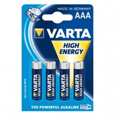 Paristot Varta High Energy AAA, 4 kpl hinta ja tiedot | Varta Kodin remontointi | hobbyhall.fi