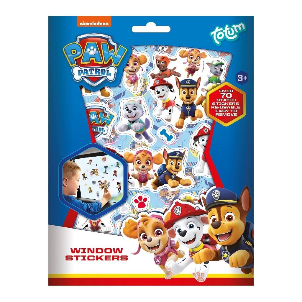 Totum Ryhmä Hau ( Paw Patrol (Ryhmä Hau) ) -ikkunatarrat, 720879 hinta ja tiedot | Kehittävät lelut | hobbyhall.fi