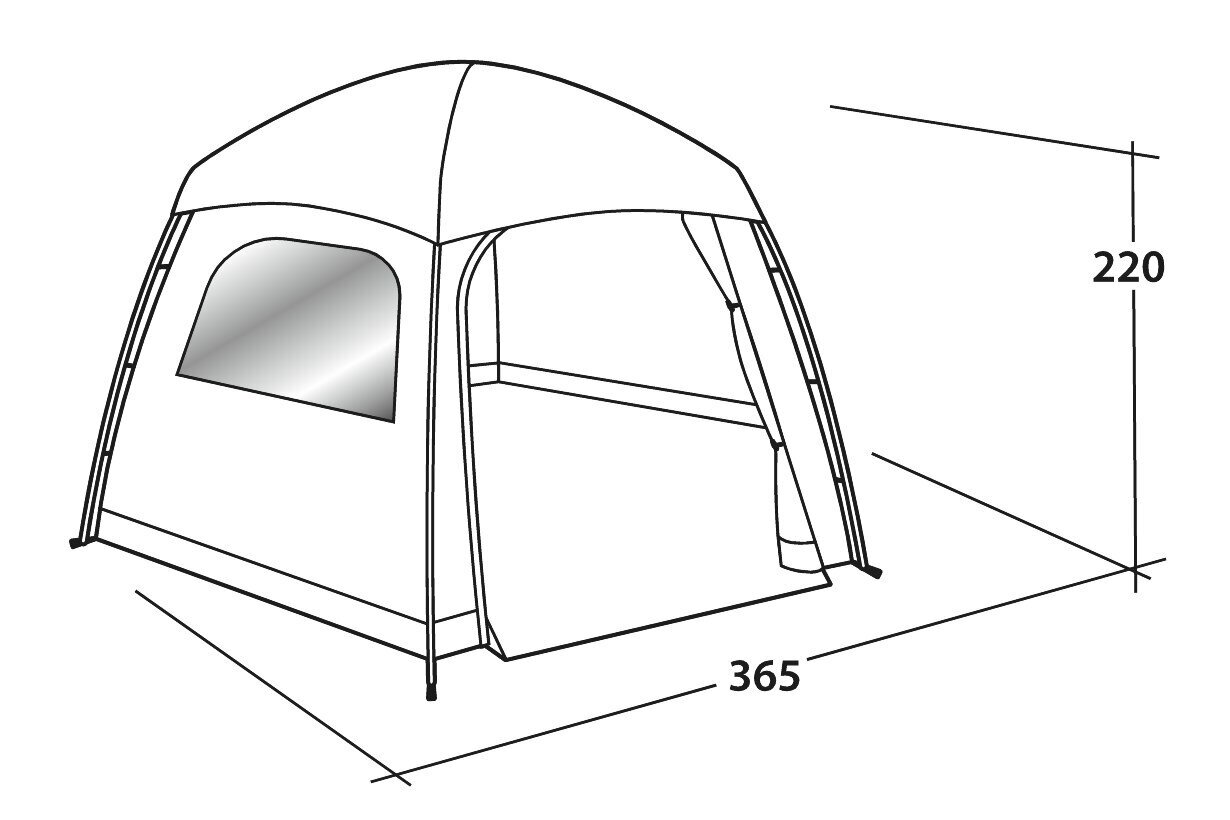 Teltta Easy Camp Moonlight Yurt, ruskea hinta ja tiedot | Teltat | hobbyhall.fi