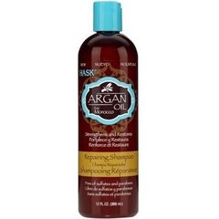 Ravitseva shampoo Hask Argan oil repairing shampoo, 355 ml hinta ja tiedot | Shampoot | hobbyhall.fi