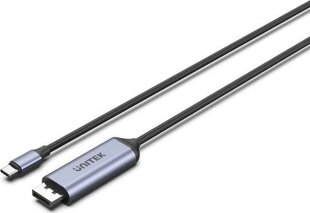Unitek USB-C - DP 1.4 8K 60HZ 1.8M hinta ja tiedot | Adapterit | hobbyhall.fi
