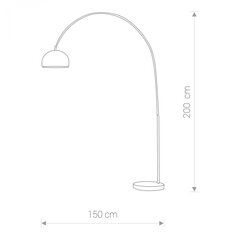 Lattiavalaisin Technolux Cosmo kromi hinta ja tiedot | Lattiavalaisimet | hobbyhall.fi