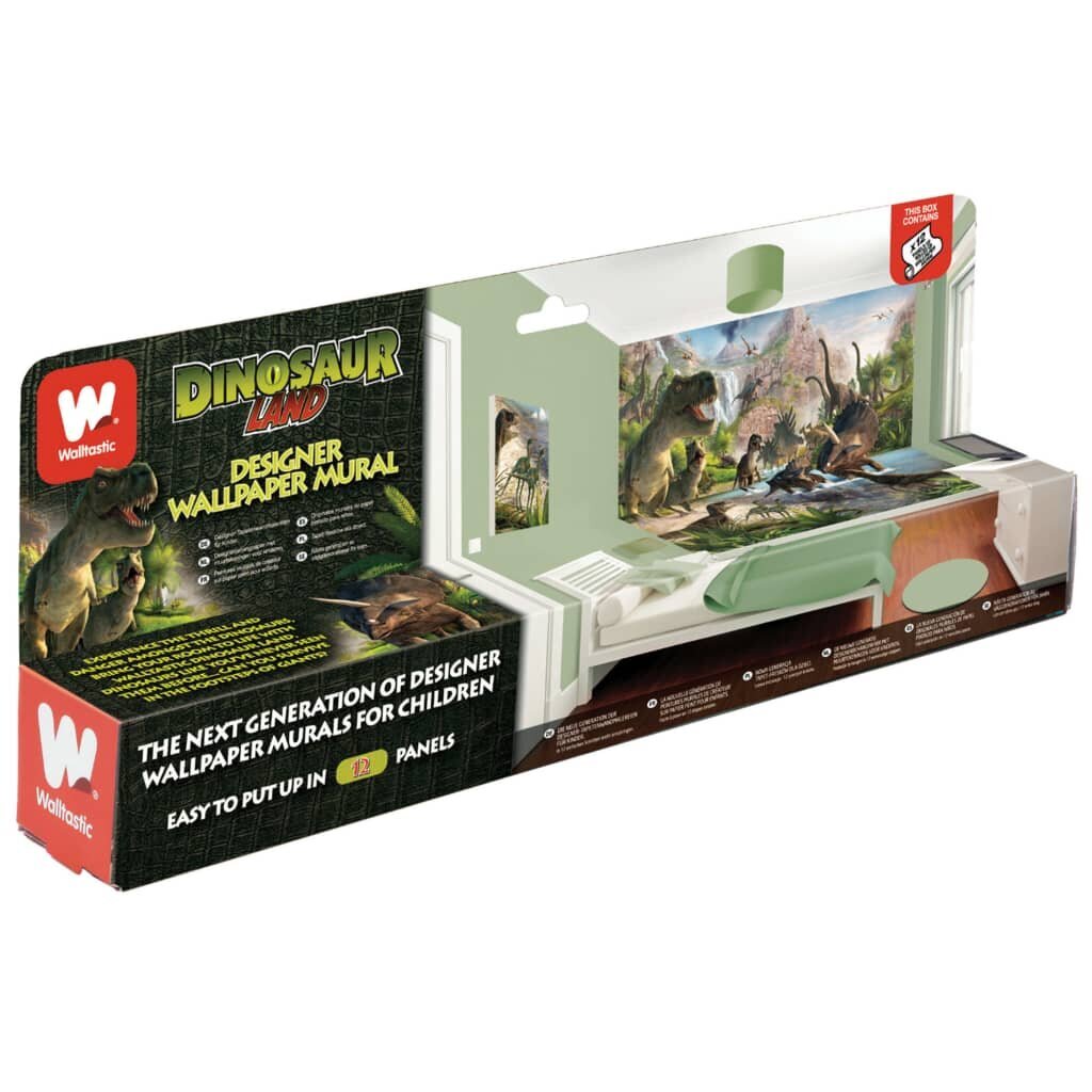 Walltastic-valokuvatapetti dinosaurukset, 41745 hinta ja tiedot | Lastenhuoneen valokuvatapetit | hobbyhall.fi