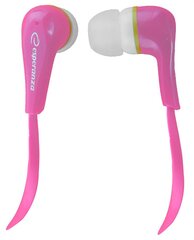 In-ear-kuulokkeet stereoäänellä Esperanza EH146K LOLLIPOP, vaaleanpunainen hinta ja tiedot | Kuulokkeet | hobbyhall.fi