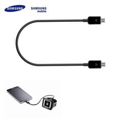 Alkuperäinen Samsung micro USB laturi (muiden laitteiden) kaapeli Samsung Galaxy S5:lle, musta hinta ja tiedot | Kaapelit ja adapterit | hobbyhall.fi