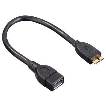 Kaapeli Hama 00054511 USB 3.0 A - USB 3.0 Micro B, 0,15 m hinta ja tiedot | Kaapelit ja adapterit | hobbyhall.fi