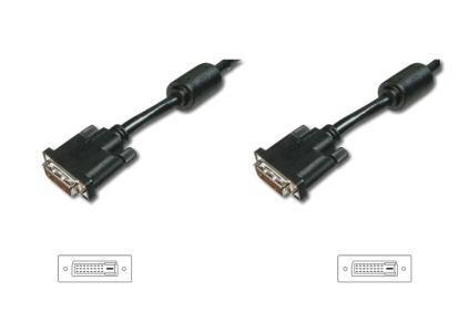 Assmann DVI/DVI, 3 m hinta ja tiedot | Kaapelit ja adapterit | hobbyhall.fi