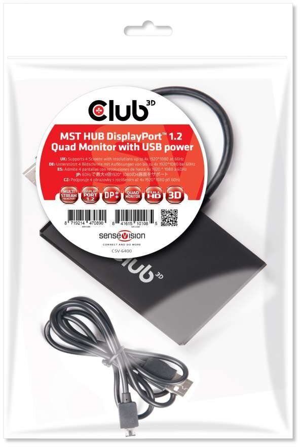 CLUB 3D CSV-6400 hinta ja tiedot | Adapterit | hobbyhall.fi