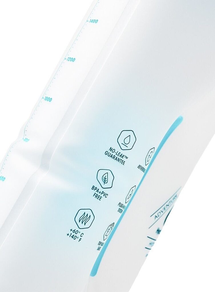 HydraPak Shape-Shift, 3000 ml, läpinäkyvä vesipussi hinta ja tiedot | Muut retkeilyvarusteet | hobbyhall.fi