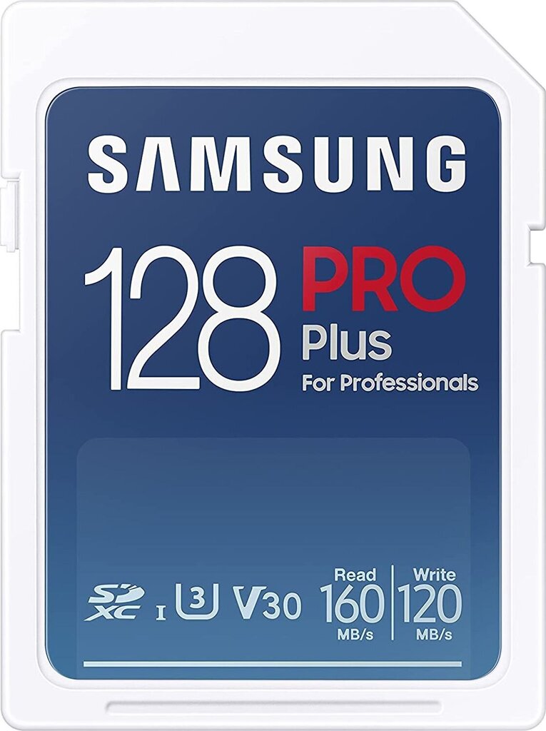 Samsung SAMSUNG MB-SD128K/EU 128GB PRO Plus hinta ja tiedot | Kameran muistikortit | hobbyhall.fi