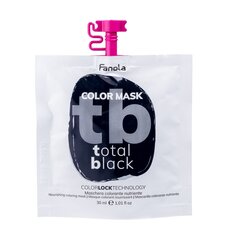 Sävyttävä hiusnaamio Fanola Color Mask Total Black, 30 ml hinta ja tiedot | Hiusvärit | hobbyhall.fi