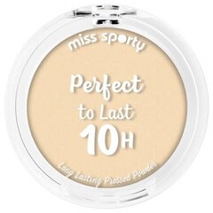 Miss Sporty Perfect To Last 10h 010 Porcelain puuteri, 9g hinta ja tiedot | Meikkivoiteet ja puuterit | hobbyhall.fi