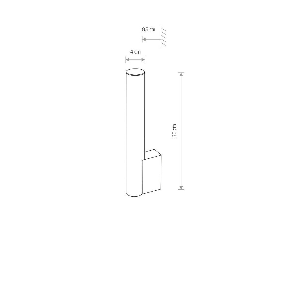 Seinävalaisin Nowodvorski ICE TUBE LED S 8121 hinta ja tiedot | Seinävalaisimet | hobbyhall.fi