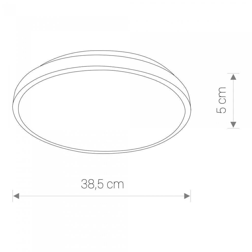 LED-kattovalaisin Nowodvorski Agnes Round 8207, valkoinen hinta ja tiedot | Kattovalaisimet | hobbyhall.fi