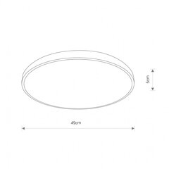 LED-kattovalaisin Nowodvorski Agnes Round 8208, valkoinen hinta ja tiedot | Kattovalaisimet | hobbyhall.fi