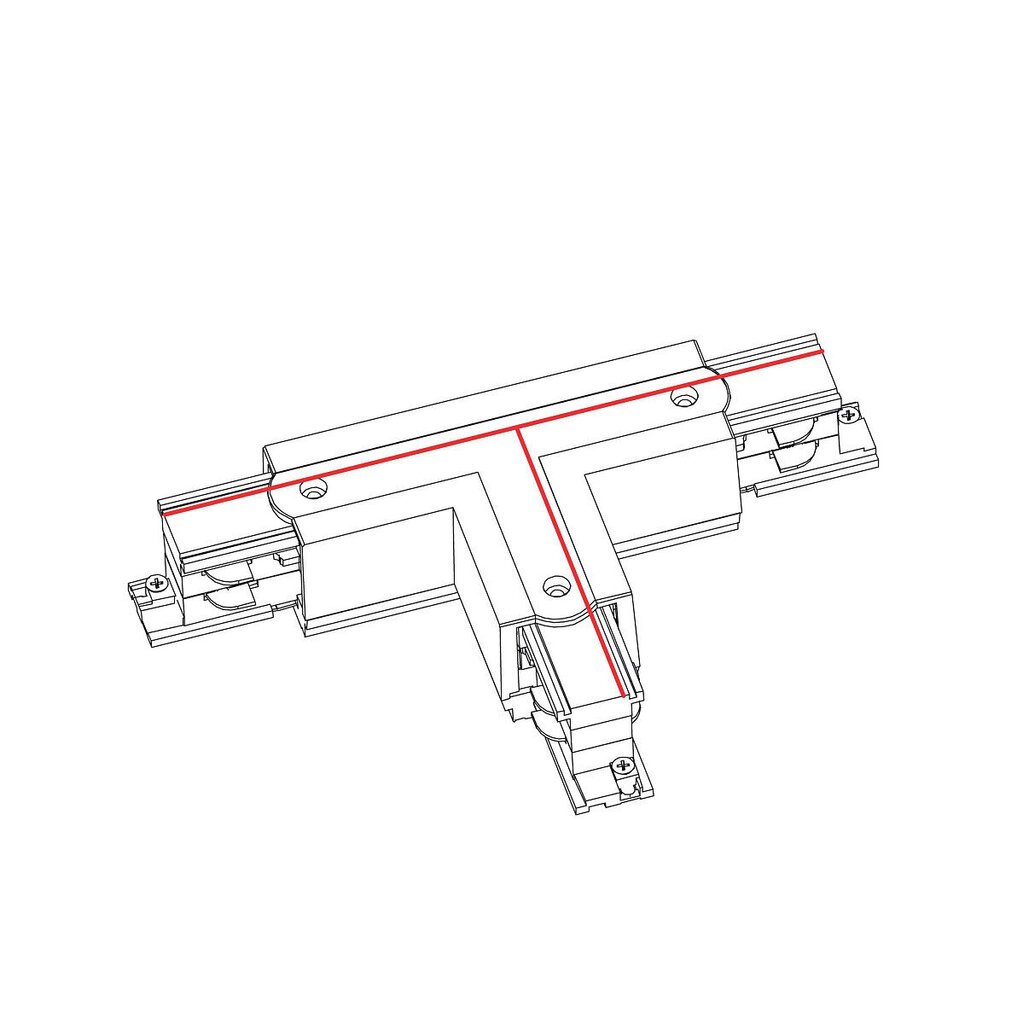 T-liitin Nowodvorski CTLS vasen 1 TL-1 8244 TL-1 8244 hinta ja tiedot | Upotettavat valaisimet ja LED-valaisimet | hobbyhall.fi