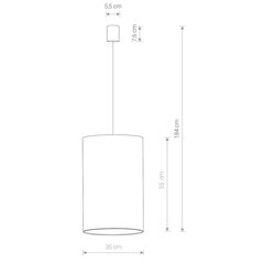 Valaisin Nowodvorski Barrel L 8444, roosa hinta ja tiedot | Riippuvalaisimet | hobbyhall.fi