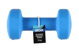 Käsipaino Atom Neopreeni 5 kg, sininen hinta ja tiedot | ATOM Urheilu ja vapaa-aika | hobbyhall.fi