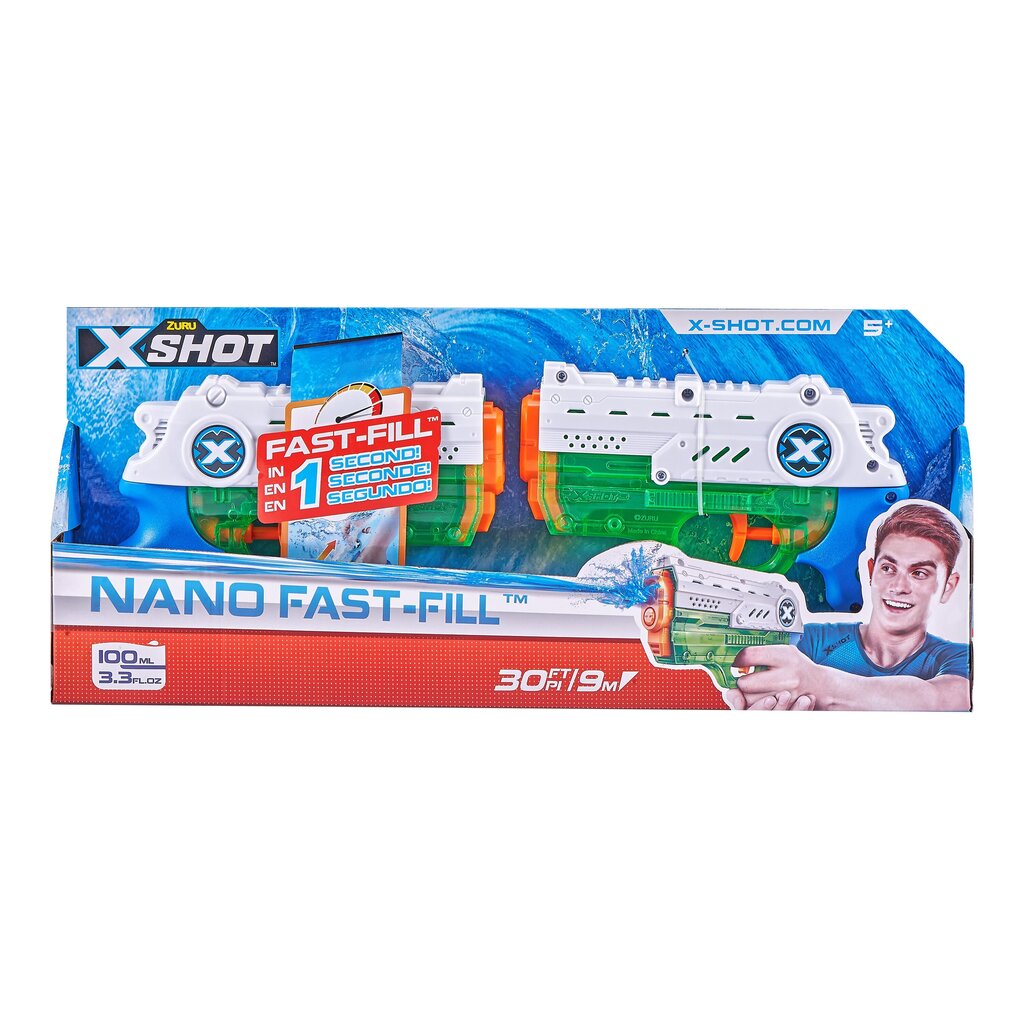 Vesipistooli Xshot Fast-Fill, 2 kpl hinta ja tiedot | Hiekkalelut ja rantalelut | hobbyhall.fi