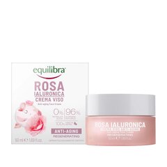 Kiinteyttävä voide Equilibra Rosa Regeneroiva anti-aging hyaluronihapolla, 50ml hinta ja tiedot | Kasvovoiteet | hobbyhall.fi