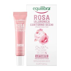 Silmänympärysvoide hyaluronihapolla Equilibra Rosa Regenerating Lifting Eye Contour Cream Rose, 15ml hinta ja tiedot | Silmänympärysvoiteet ja seerumit | hobbyhall.fi