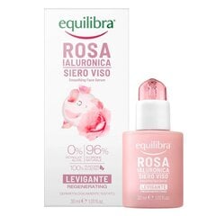 Silottava seerumi hyaluronihapolla Equilibra Rosa Regenerating Smoothing Face Serum, 30ml hinta ja tiedot | Kasvoöljyt ja seerumit | hobbyhall.fi