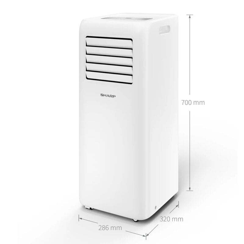 Siirrettävä ilmastointilaite Sharp Air UL-C09EA-W, 2,6 kW hinta ja tiedot | Ilmastointilaitteet | hobbyhall.fi