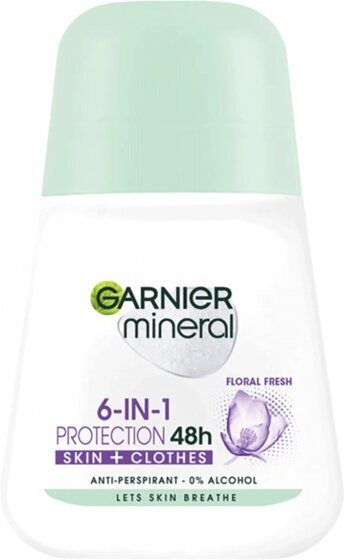 Roll-on deodorantti Garnier Mineral Protection 6, 50 ml hinta ja tiedot | Deodorantit | hobbyhall.fi