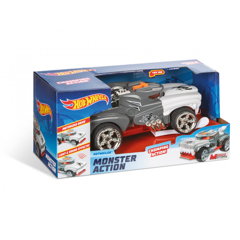 Hot Wheels Monster Action Hotweiler - Teeth hinta ja tiedot | Poikien lelut | hobbyhall.fi