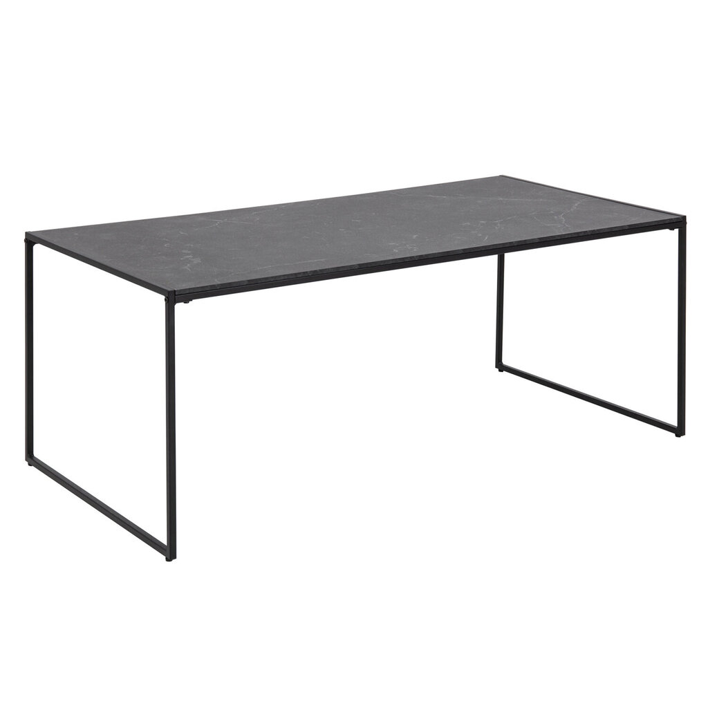 Sohvapöytä INFINITY, 120x60xH48cm, musta marmori hinta ja tiedot | Sohvapöydät | hobbyhall.fi