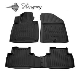 Stingray™ 3D -matot HYUNDAI Santa Fe IV TM 2018-2020, 4 kpl musta /5009114 hinta ja tiedot | Auton kumimatot | hobbyhall.fi