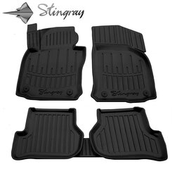 Stingray™ 3D -matot 3D SEAT Leon II 1P 2005-2012, 5 kpl musta /5020045 hinta ja tiedot | Auton kumimatot | hobbyhall.fi