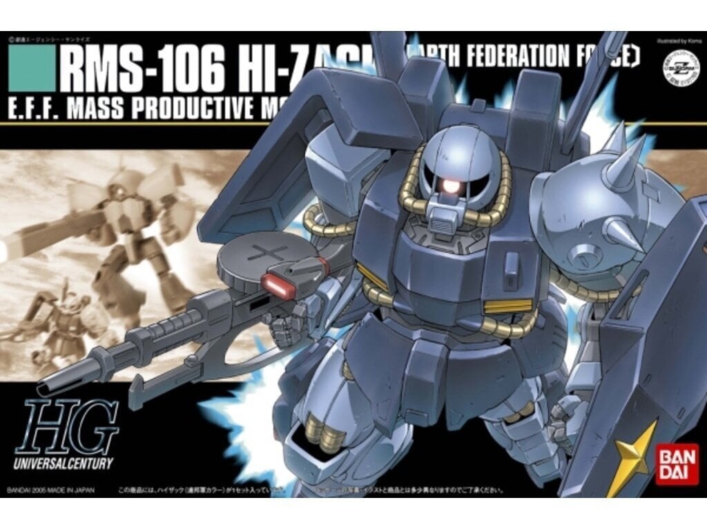 Bandai - HGUC RMS-106 Hi-Zack (Earth Federation Force), 1/144 hinta ja tiedot | LEGOT ja rakennuslelut | hobbyhall.fi