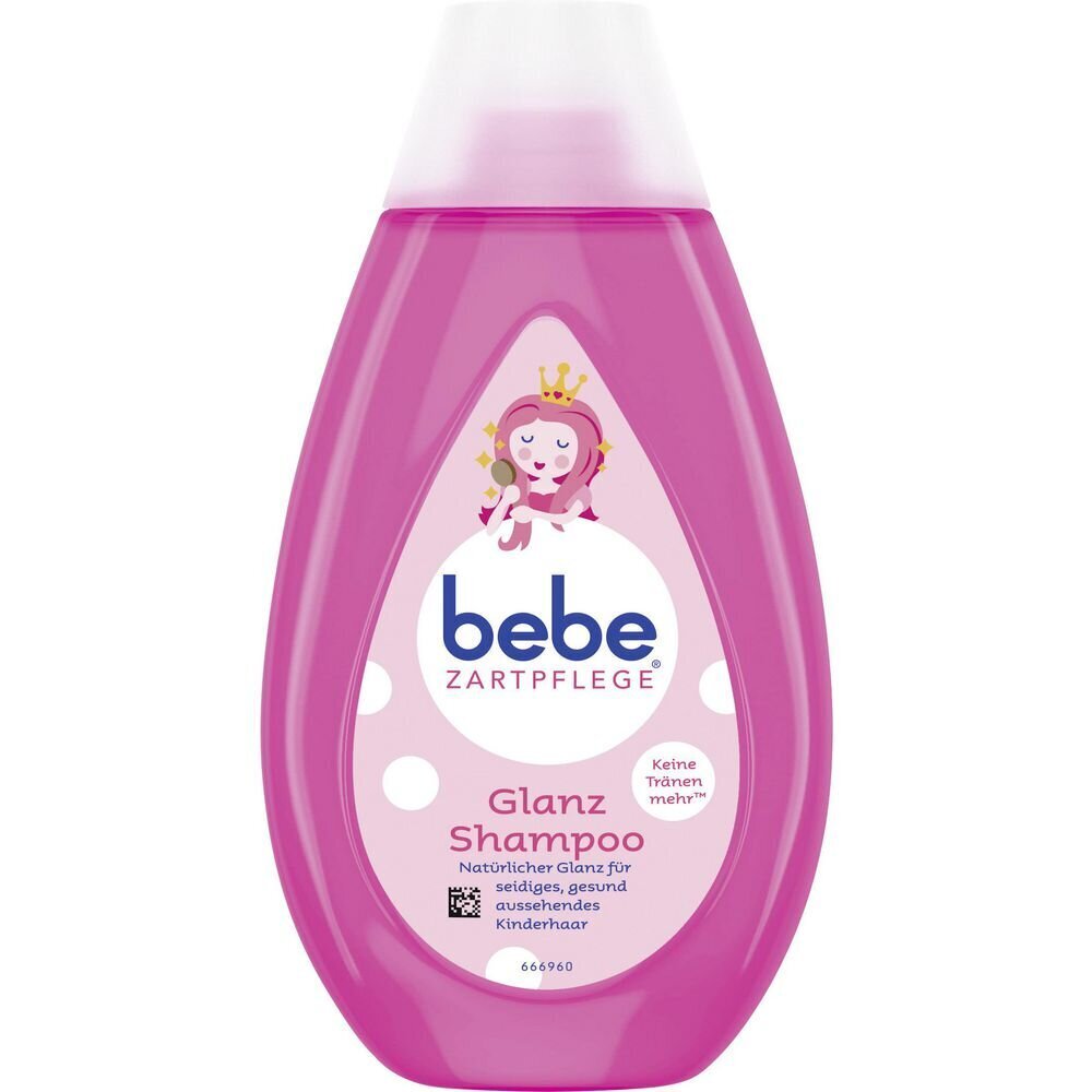 Lasten shampoo Bebe Zartpflege Glanz-Shampoo, 300 ml hinta ja tiedot | Lasten ja äitiysajan kosmetiikka | hobbyhall.fi