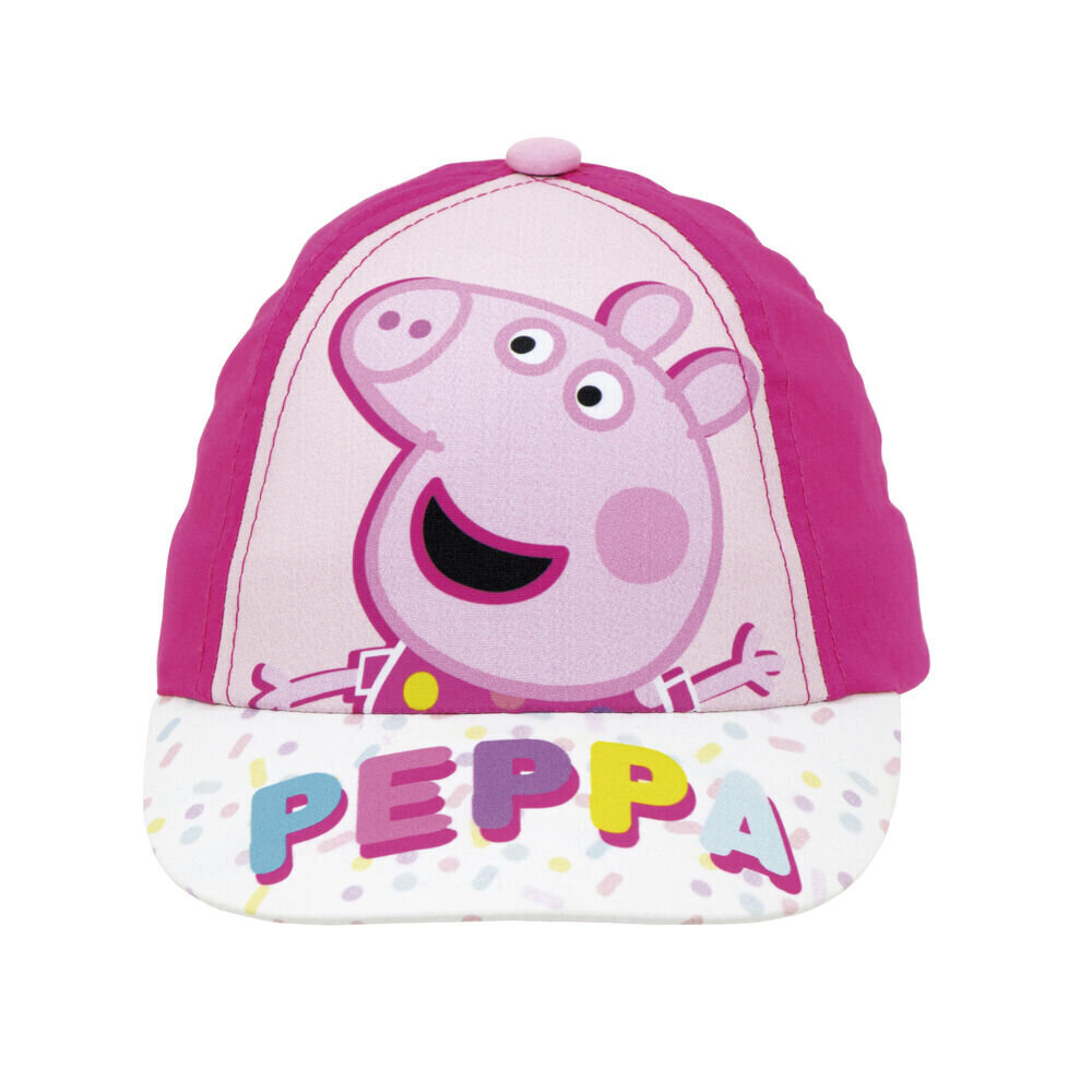 Lippis Peppa Pig (Pipsa Possu) Baby, pinkki 44/46 cm hinta ja tiedot | Tyttöjen hatut, huivit ja käsineet | hobbyhall.fi