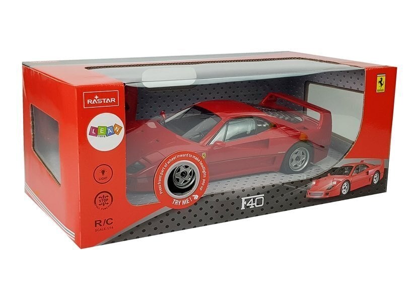 Kauko-ohjattava auto Ferrari, RasTar, punainen hinta ja tiedot | Poikien lelut | hobbyhall.fi