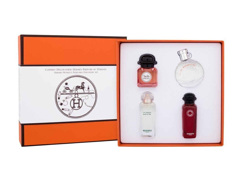 Miniatyyri tuoksusetti Hermes Discovery naisille 7,5ml x 4 hinta ja tiedot | Naisten hajuvedet | hobbyhall.fi