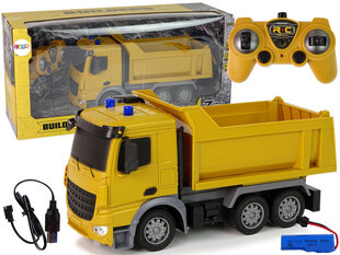 Builders kauko-ohjattava kippiauto, keltainen hinta ja tiedot | Poikien lelut | hobbyhall.fi