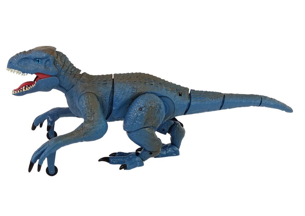 Dinosaurus ääni- ja valotehosteilla, kaukosäädin, Raptor, sininen hinta ja tiedot | Poikien lelut | hobbyhall.fi