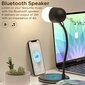 PROMATE LumiQi LED-pöytävalaisin, jossa on langaton lataus ja Bluetooth-kaiutin hinta ja tiedot | Pöytävalaisimet | hobbyhall.fi