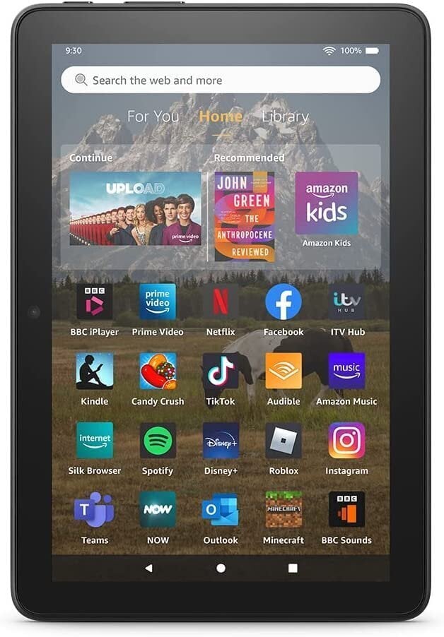 Amazon Fire HD 8 32GB 2022, musta hinta ja tiedot | Tabletit | hobbyhall.fi