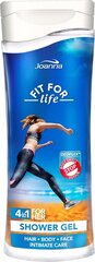 Suihkugeeli vartalolle ja hiuksille Joanna Fit For Life 4in1, 300 ml hinta ja tiedot | Suihkusaippuat ja suihkugeelit | hobbyhall.fi