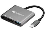 Sandberg 136-00, USB-C/USB-A/HDMI