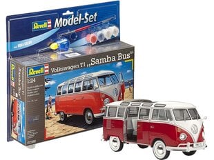 Revell - VW T1 Samba Bus Model Set, 1/24, 67399 hinta ja tiedot | LEGOT ja rakennuslelut | hobbyhall.fi
