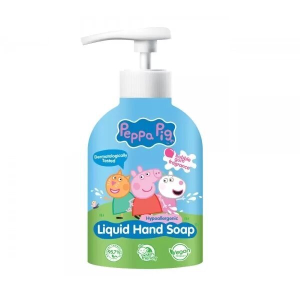 Lorenay Peppa Pig (Pipsa Possu) -nestesaippua lapsille, 500ml hinta ja tiedot | Lasten ja äitiysajan kosmetiikka | hobbyhall.fi