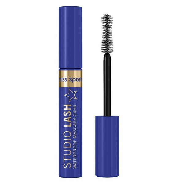 Vedenpitävä ripsiväri Miss Sporty Studio Lash Waterproof Mascara 24HR Black, 9ml